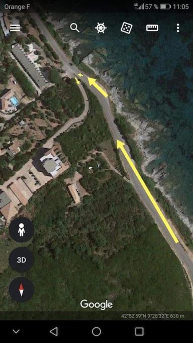 Appartement F3 Luri Bagian luar foto